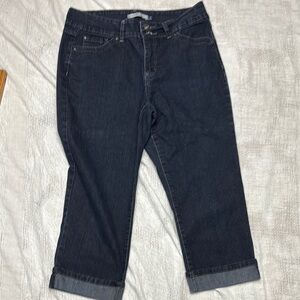 Bandolino Blue Ankle‎ Cropped Jeans Casual Style size 8